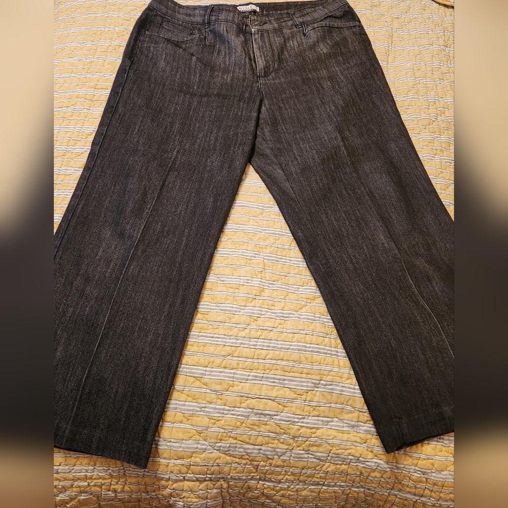 Nine & Co. Wide Leg denim jeans womens size 14